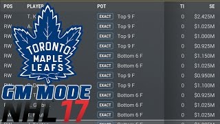 Free Agency  NHL 17  GM Mode Commentary  Toronto ep 14 [upl. by Ilaire600]