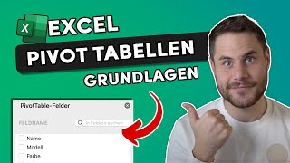 Excel PivotTabellen ERSTELLEN 📚 Grundlagen einfach erklärt [upl. by Cita335]