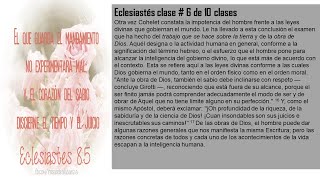 ECLESIASTES CAPITULO 8 [upl. by Evatsug]