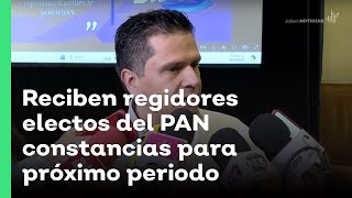 Reciben regidores electos del PAN constancias para próximo periodo  Jalisco Noticias [upl. by Sasnett]