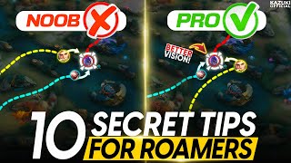 10 SECRET TIPS TO BE THE BEST ROAMER  MLBB ROAMER GUIDE 2024 [upl. by Annovoj]