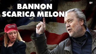 Bannon scarica Meloni  Dietro il Sipario  Talk Show [upl. by Judah]