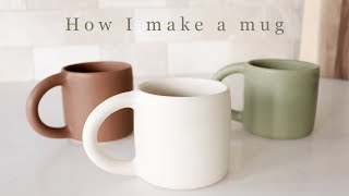 Making a ceramic mug  The entire pottery process [upl. by Gudrun614]