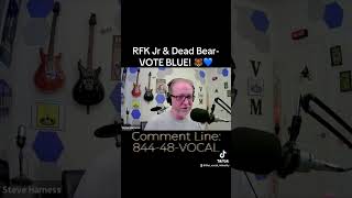 RFK Jr amp a Bear politics podcast kamalaharris trump 2024elections shorts news centralpark [upl. by Alrac364]