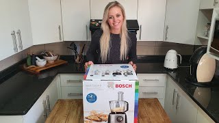 Bosch MultiTalent 8 Food Processor unboxing 1250 Watt [upl. by Alemaj]