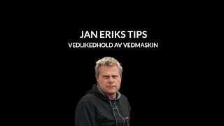 Jan Eriks vedlikehold av vedmaskin [upl. by Lizned661]