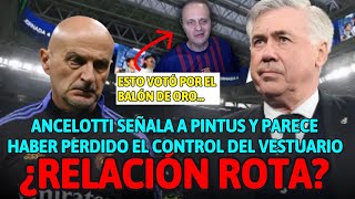 ANCELOTTI SEÑALA A PINTUS Y EL REAL MADRID PARECE UN PROBLEMA SERIO  VINICIUS EL MEJOR EJEMPLO [upl. by Torras]