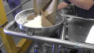 How to Add Powder to the Hopper on the Fristam Powder Mixer [upl. by Akinehs]