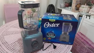 LIQUIDIFICADOR OSTER 1100W CINZAPRATA [upl. by Erimahs]