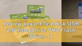 Review Lexar Flashdisk USB 20 JumpDrive V40 Flash Drive  16GB32GB64GB [upl. by Keithley947]