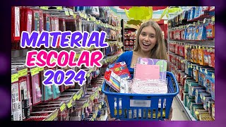 COMPRANDO MEU MATERIAL ESCOLAR 2024  Luiza Vinco [upl. by Enna903]