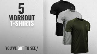 TOP 10 Workout Tshirts For Men Neleus Mens 3 Pack Mesh Athletic Running T [upl. by Telimay844]