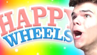 HAPPY WHEELS FUNNY MOMENTS 55 [upl. by Gilpin]