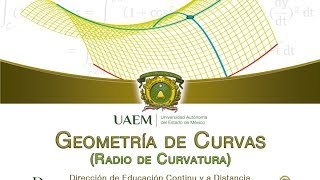 Geometría de Curvas Radio de Curvatura [upl. by Cheri]