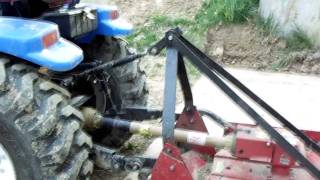 Removing Finish Mower from 3 PT Hitch on New Holland Tractor [upl. by Orth88]