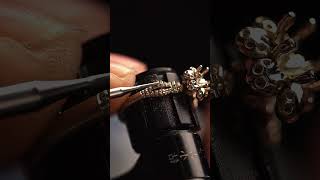 How to handcraft a quotBlossom of Romancequot Diamond Ring handmadejewelry jewelrymaking ring jewelry [upl. by Claudy]