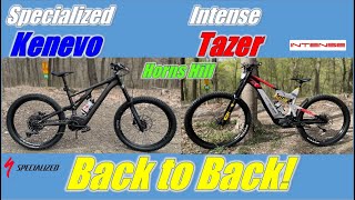 2022 Specialized Kenevo Expert vs 2021 Intense Tazer MX Pro Back to Back Ride Review [upl. by Barnaby725]