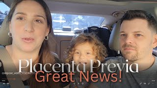 Placenta Previa Update at 25 weeks Pregnant [upl. by Winton688]