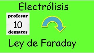 electrolisis ejercicios resueltos ley de Faraday quimica [upl. by Adnohser]