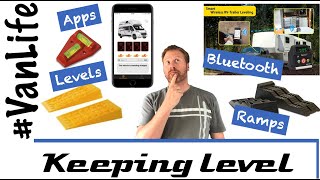 Campervan Level  Ramps Apps and Tech options  Digi Pass level and Camperstop App [upl. by Arak]