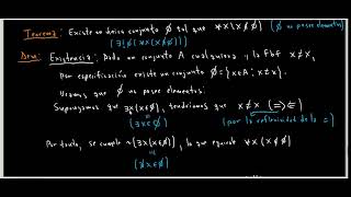 5 Primeros Axiomas El Axioma de Especificación y la Paradoja de Russell [upl. by Ignacia]