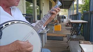 Colonel Fraser Irish Reel on banjo 2024 [upl. by Yeslrahc502]