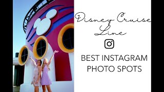 DISNEY CRUISE LINE Best Instagram Spots [upl. by Converse517]