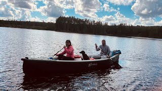 3 DAYS 2 NIGHTS IN the WILDERNESS CANOEING 🇸🇪 [upl. by Larrie941]