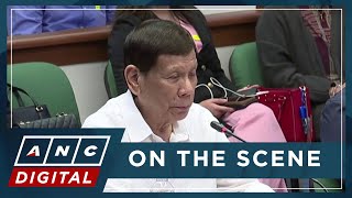 WATCH ExPresident Rodrigo Duterte issues opening statement at Senate drug war probe  ANC [upl. by Puritan]