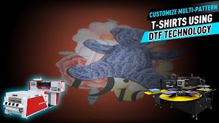 Quickly Customize Multipattern Tshirts Using DTF Technology [upl. by Aiym]