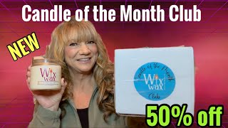 ⭐️ NEW ⭐️ Candle of the Month Club January 2024 from Wix Wax Candles  50 off [upl. by Yboj177]