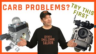 How To REBUILD A CARBURETOR On A ChainSaw WeedEater Etc [upl. by Sido]