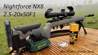 Nightforce NX8 2520x50 F1 REVIEW [upl. by Eldwen]