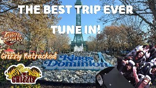 Kings Dominion Opening Weekend 2024 Grizzly Retracked KingsDominionVA [upl. by Rehpotsrik859]