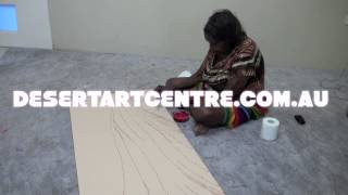 Aboriginal Art Dorothy Napangardi 1701 [upl. by Burch]