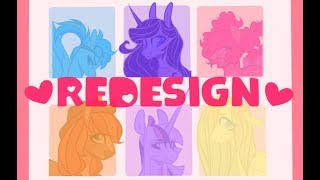 Mane Six Redesign [upl. by Tilden]