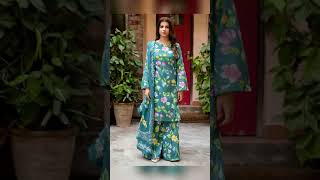 Stylish Printed Khaddar Dress  3 Piece Winter Collection  onlineshopping ladiesfashion shorts [upl. by Lucita58]