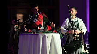 Roddy the Piper Addresses the Haggis at the National Museum of Scotland [upl. by Nema]