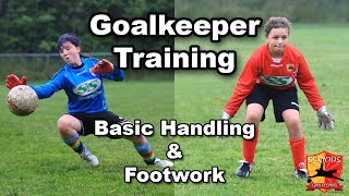 Goalkeeper Training  U10U12  SeriousGoalkeepingnet [upl. by Latoyia]