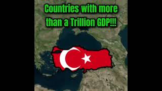 Countries with  than a trillion GDP statistics europe mapper mapping [upl. by Rafi]