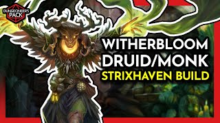 Witherbloom MonkCircle of Spores Druid Multiclass Build│Strixhaven Curriculum of Chaos│DampD 5E [upl. by Nnaeirual222]