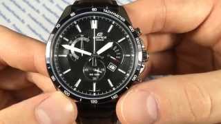 Часы Casio EDIFICE EFR510L1A  видео обзоры наручных часов  WatchForumRU [upl. by Buckie]