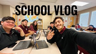 A day in life at American High School 🇺🇸  School Vlog  Exchange student 😍 [upl. by Aerdnua]