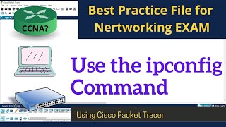 2033 Packet Tracer  Use the ipconfig Command  Cisco  Networking  Use of IPCONFIG [upl. by Anaul675]