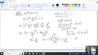 Função quadrática fórmula do vértice Video 4 [upl. by Marchelle]