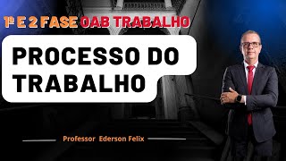 1 e 2 fase OAB Trabalho  AULA AO VIVO  Dicas [upl. by Bat]