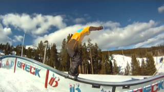 Training for the 2014 Olympics Snowboard Slopestyle Silas Hatch [upl. by Laney]