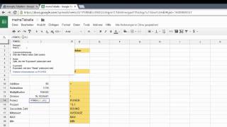 6 Google Drive Tabellen  Einfache Funktionen einfügen [upl. by Keram743]