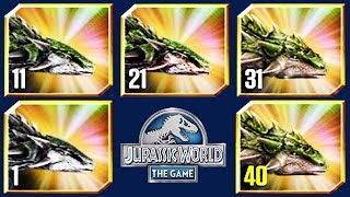 NEW NODOSAURUS MAX LEVEL FEEDING JURASSIC WORLD [upl. by Thorma]