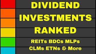 Ranking the Best Types of Dividend Stock Investments [upl. by Fidole]